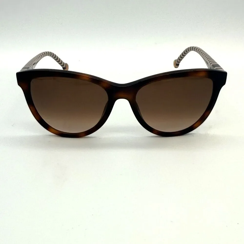 Carolina Herrera Women's Sunglasses, SHE892K Col. 0752 Brown Tortoise, 56-17-140